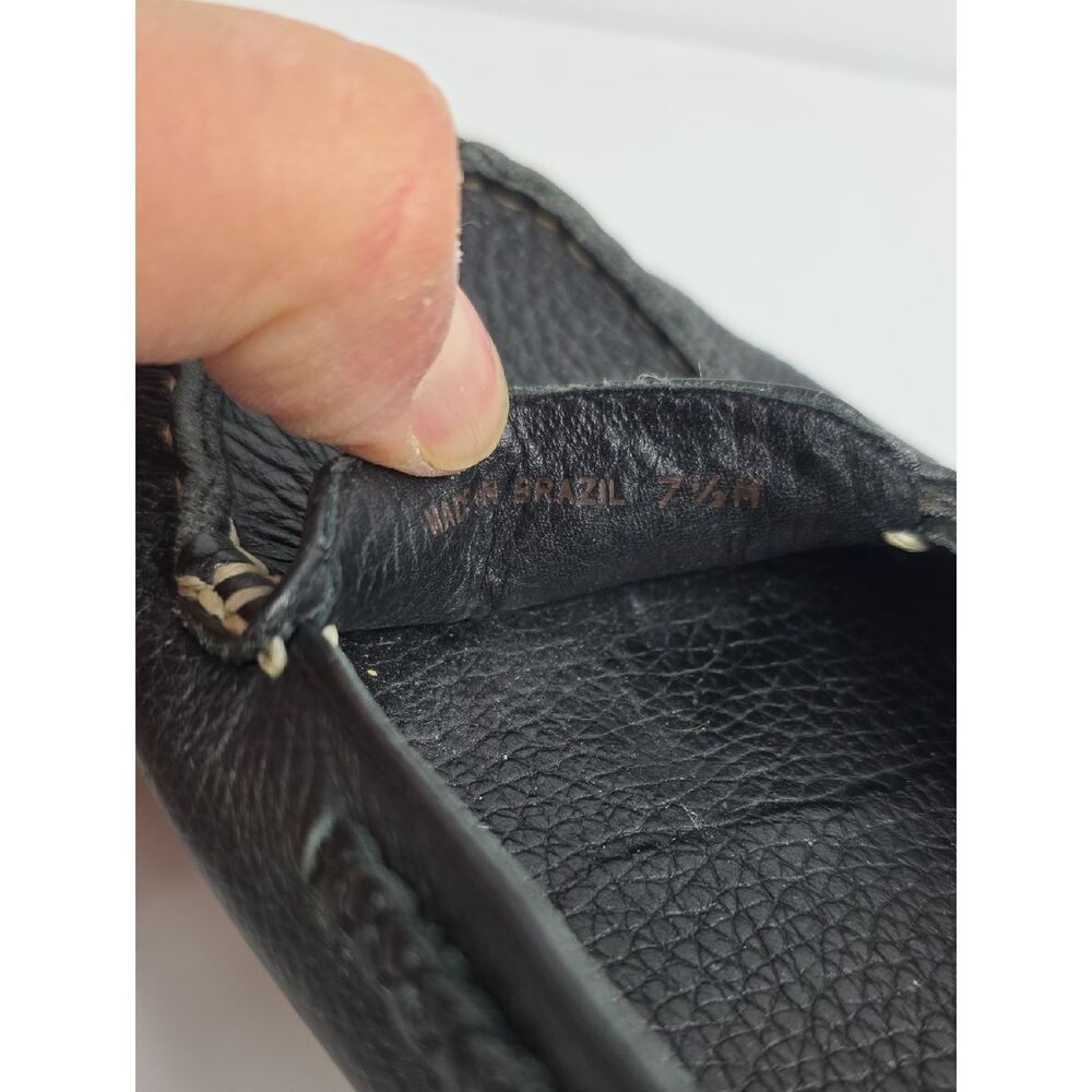 Michael Kors Black Leather Slip-On Loafers Women's Flats Size 7.5‎ - Picture 10 of 12
